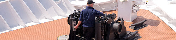 Boat Teak vinyl flooring - Lonseal Lonwood collection.  Vinyl boat flooring at its best.