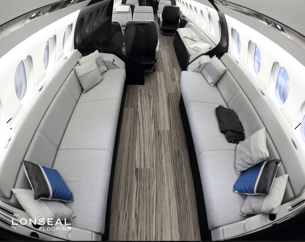 LONMISTRAL- exotic vinyl flooring for aircraft