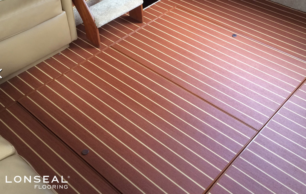 Lonseal - Boat Vinyl Flooring L-trim to finish edges where needed